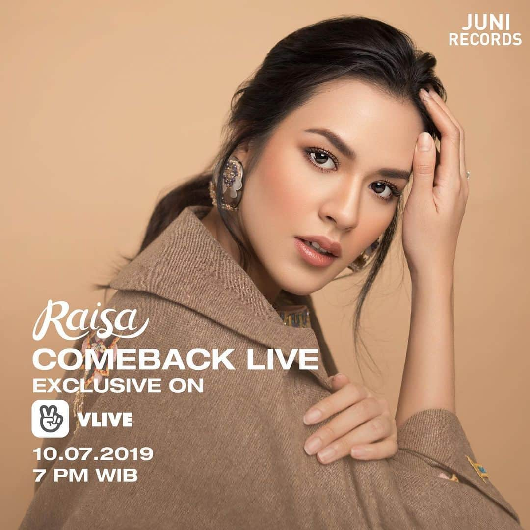 Raisa Andrianaさんのインスタグラム写真 - (Raisa AndrianaInstagram)「So glad to finally share this news with you guys!  #RaisaKembali on 10.07.19 Stay tuned for more info ❤」7月2日 21時08分 - raisa6690