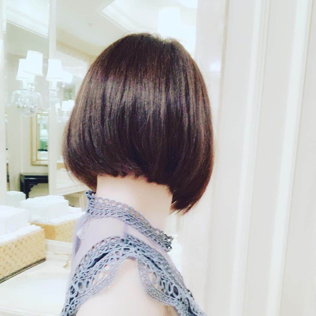 森下悠里さんのインスタグラム写真 - (森下悠里Instagram)「@risel_kazu カズさんにサラッサラ 艶々にしてもらったよ💜 - @risel_xoxo #ヘアメンテナンス #hair #maintenance #salon #today #bob」7月2日 21時20分 - yuurimorishita