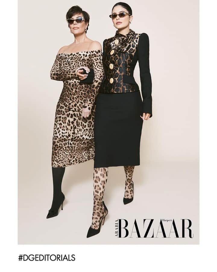 ドルチェ&ガッバーナさんのインスタグラム写真 - (ドルチェ&ガッバーナInstagram)「Kylie and Kris Jenner wear Dolce&Gabbana on the new issue of @harpersbazaararabia. Pictured by @morellibrothers Styled by @gemmalouisedeeks #DGCelebs #DGWomen」7月2日 22時01分 - dolcegabbana