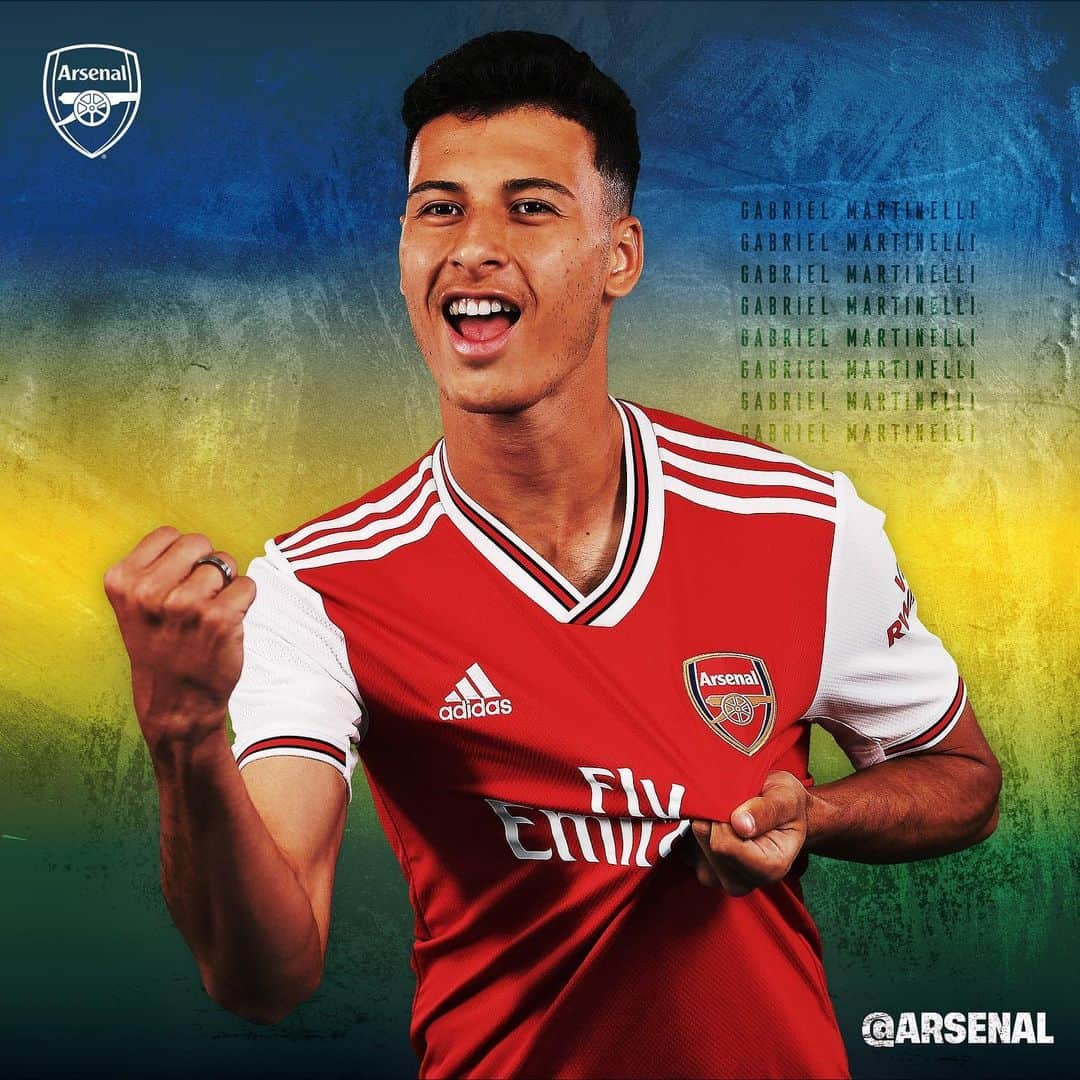 アーセナルFCさんのインスタグラム写真 - (アーセナルFCInstagram)「Welcome to Arsenal, Gabriel Martinelli! 🇧🇷 #Arsenal #AFC #Martinelli #Brazil」7月2日 22時14分 - arsenal