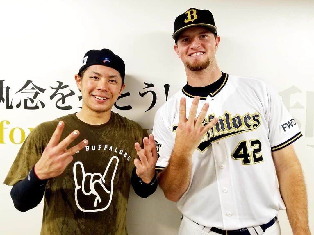 オリックス・バファローズさんのインスタグラム写真 - (オリックス・バファローズInstagram)「#若月健矢 #3打数3安打1打点 #エップラー #好リリーフ #4勝目 #今日のヒーロー #逆転のオリックス #ラリーキャップ #ラリー大成功 #ナイスゲーム #ガムシャラ #Bs2019 #buffaloes #baseball #ORIX #プロ野球」7月2日 22時41分 - orix_buffaloes