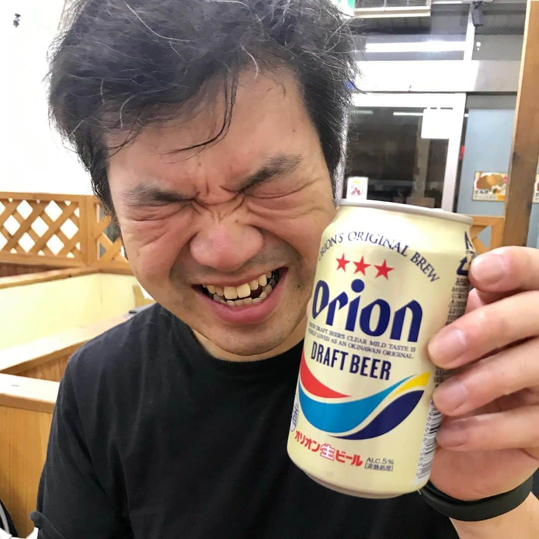 桂きん太郎さんのインスタグラム写真 - (桂きん太郎Instagram)「#沖縄 #那覇 到着。何はともあれ #オリオンビール で乾杯!! #落語」7月2日 22時58分 - kintarohkatsura