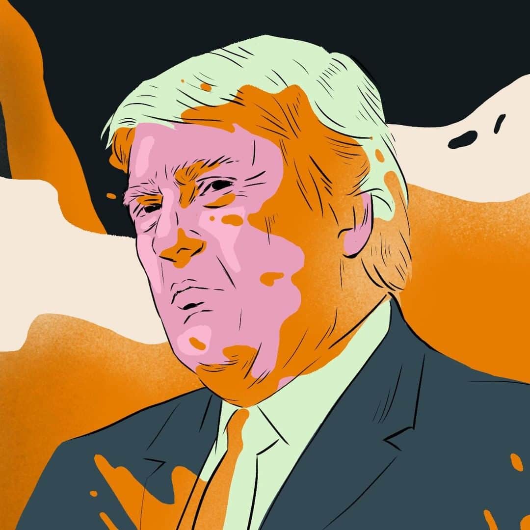 VICEさんのインスタグラム写真 - (VICEInstagram)「Donald Trump often claims that he has "never had a glass of alcohol." NYC club regulars say otherwise. Link in bio. 🎨: @bananiegrams」7月2日 23時51分 - vice