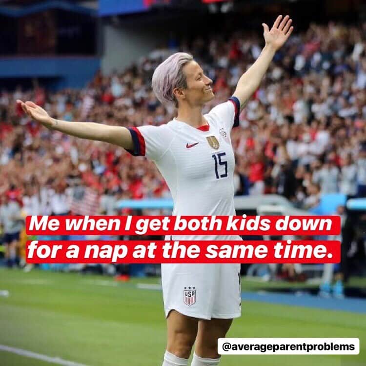 Average Parent Problemsさんのインスタグラム写真 - (Average Parent ProblemsInstagram)「Take a cue from Megan Rapinoe and celebrate your wins! What would you like to pat yourself on the back for today? Swipe left ☺️ And congrats to the US Women’s Soccer Team for making it to the finals! 🎉🎉🎉 #meganrapinoe #uswnt #averageparentproblems」7月3日 10時30分 - averageparentproblems