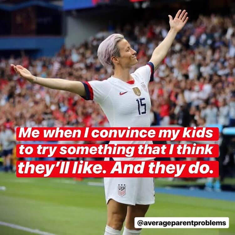 Average Parent Problemsさんのインスタグラム写真 - (Average Parent ProblemsInstagram)「Take a cue from Megan Rapinoe and celebrate your wins! What would you like to pat yourself on the back for today? Swipe left ☺️ And congrats to the US Women’s Soccer Team for making it to the finals! 🎉🎉🎉 #meganrapinoe #uswnt #averageparentproblems」7月3日 10時30分 - averageparentproblems