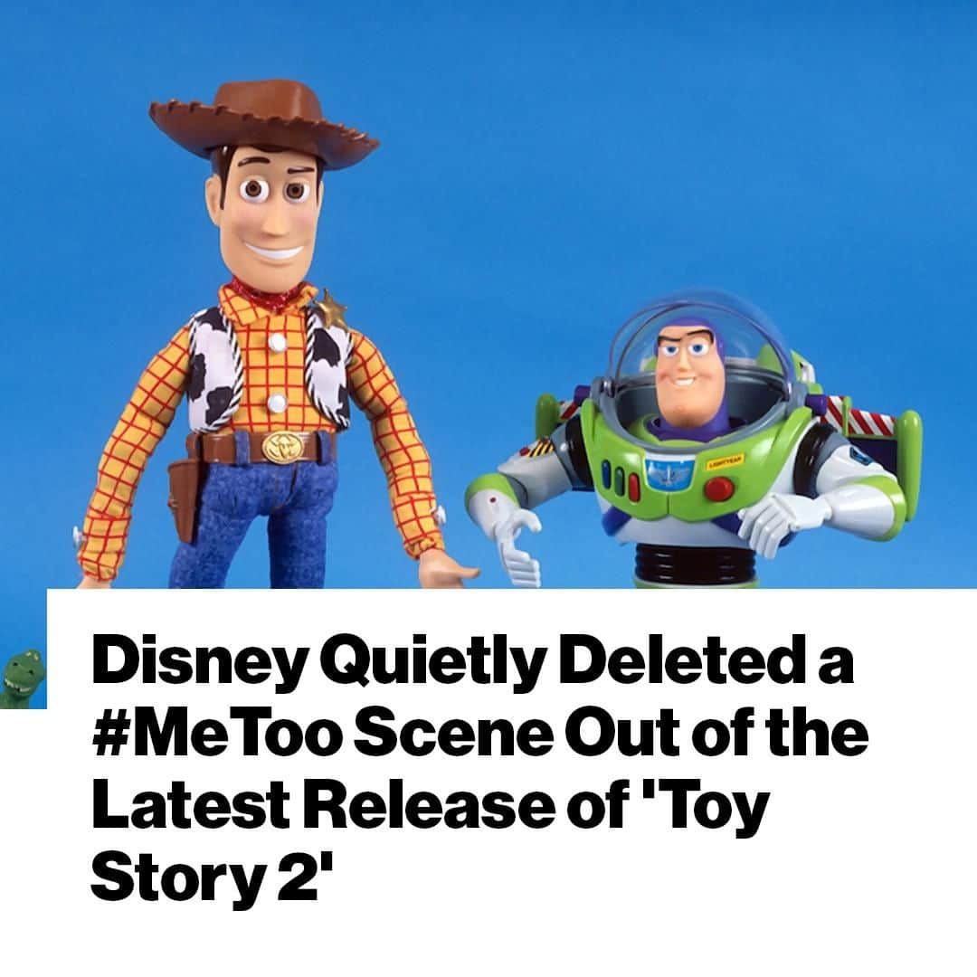 VICEさんのインスタグラム写真 - (VICEInstagram)「Disney quietly deleted a #MeToo scene out of the latest release of 'Toy Story 2.' 🎥 Link in bio. 📸: Yvonne Hemsey/Getty」7月3日 2時15分 - vice