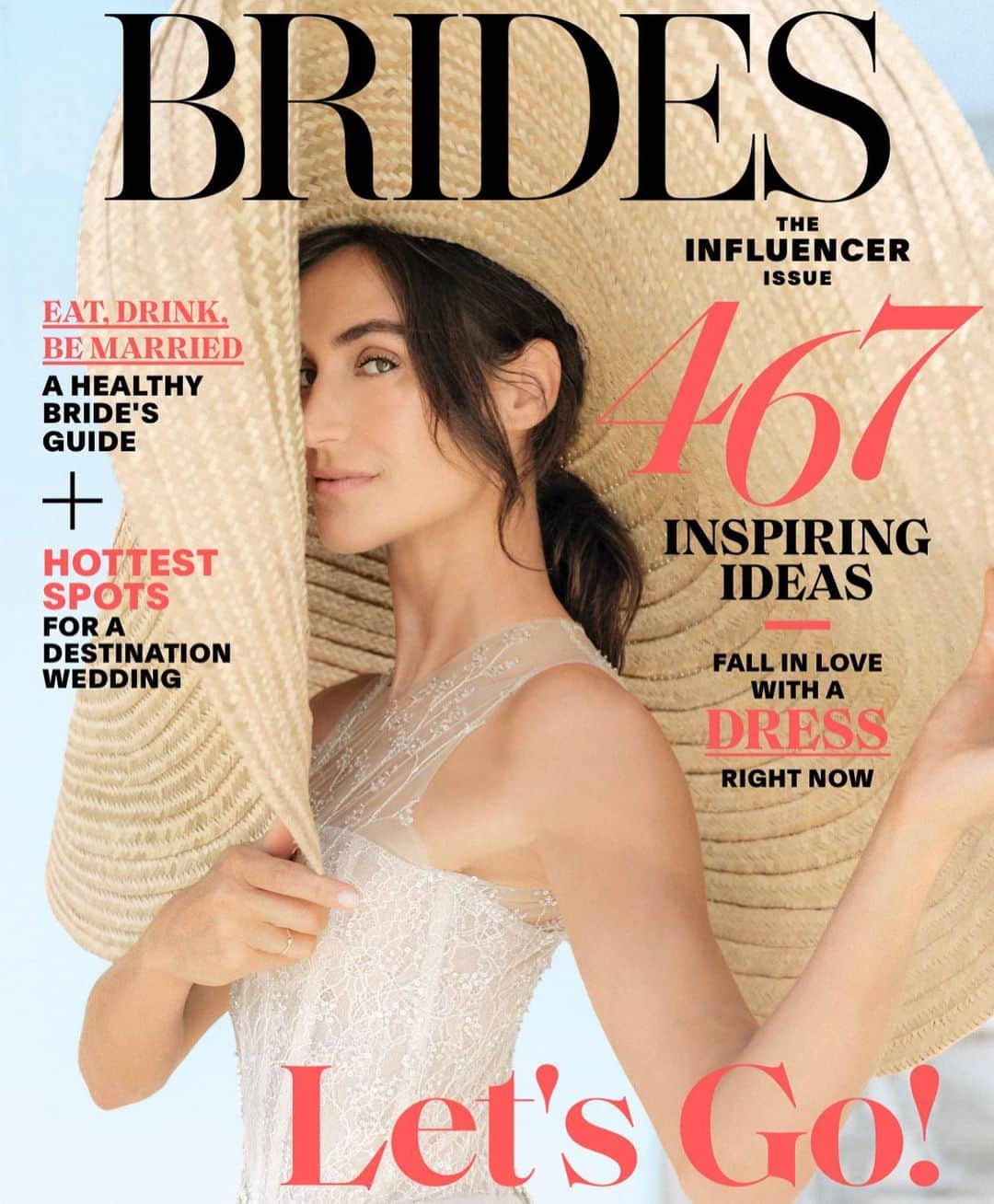 ダニジョーのインスタグラム：「Here comes the...COVER 👰🏻✨ Our girl @danielleasnyder graces the cover of the Aug/Sept issue of @brides! Such a surreal moment and we’re absolutely over the moon to share it with you all. Get a glimpse into the fairytale weekend at the link in bio. ❤️ Now, run to your nearest newsstand and get yourself a copy!」