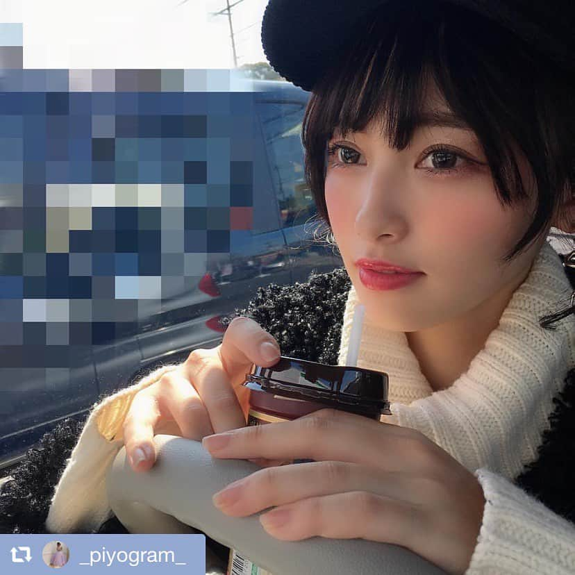 カラコンショップ サンシティさんのインスタグラム写真 - (カラコンショップ サンシティInstagram)「#repost @_piyogram_ さんありがとうございます🦖💓via @PhotoAroundApp  近頃撮影やらなんやらない日の #カラコン 高め〜〜( 'ω' 三 'ω' ) @sancity_official の #ダイヤワンデーマビィ の #シアーグレー を昨日の #滋賀ドライブ のお供に˙˚ʚ⸜(* ॑ ॑* )⸝ɞ˚˙ #今田美桜 ちゃん #プロデュース のカラコン絶対可愛いやん、、！！！！！！と思ってゲットしてからなかなか付けれる機会なかったがついに昨日デビューさせた万歳🙌！！！！ #グレーカラコン は何種類か付けたことあるけど、いつもなんか強めみたいになってたけどこれはなんか #グレー  やのにちゅるんとしててナチュラルやけど盛れたわすげぇ。多分モテる顔になった(確信に変えたいです大声)多分守ってやりたい顔になった(上と同じ) さすが #みおコン ですわ、、、、 あっ、最後の1枚はおまけです盛れたからね！！坂をかけ昇るなーぎ付き(友情出演) あといかにも車乗り回してます(ドヤ)みたいな顔してるけど駐車超絶下手くそなんで誰か付きっきりで教官してくれる人おらん？(ずっと言うてる。一向に向上しない運転技術。向上心だけはある。) #カラコンレポ #カラコンレビュー #メイク #今日のメイク #カラコングレー #カラコンメイク #冬メイク #大人メイク #ちゅるんカラコン #ナチュラルメイク #冬コーデ #白ニット #大学生コーデ #女子力向上委員会 #女子力アップ #いいね返しは絶対 #滋賀観光 #ドライブ🚗  #カラコンはサンシティのマビィ」7月3日 11時08分 - sancity_official