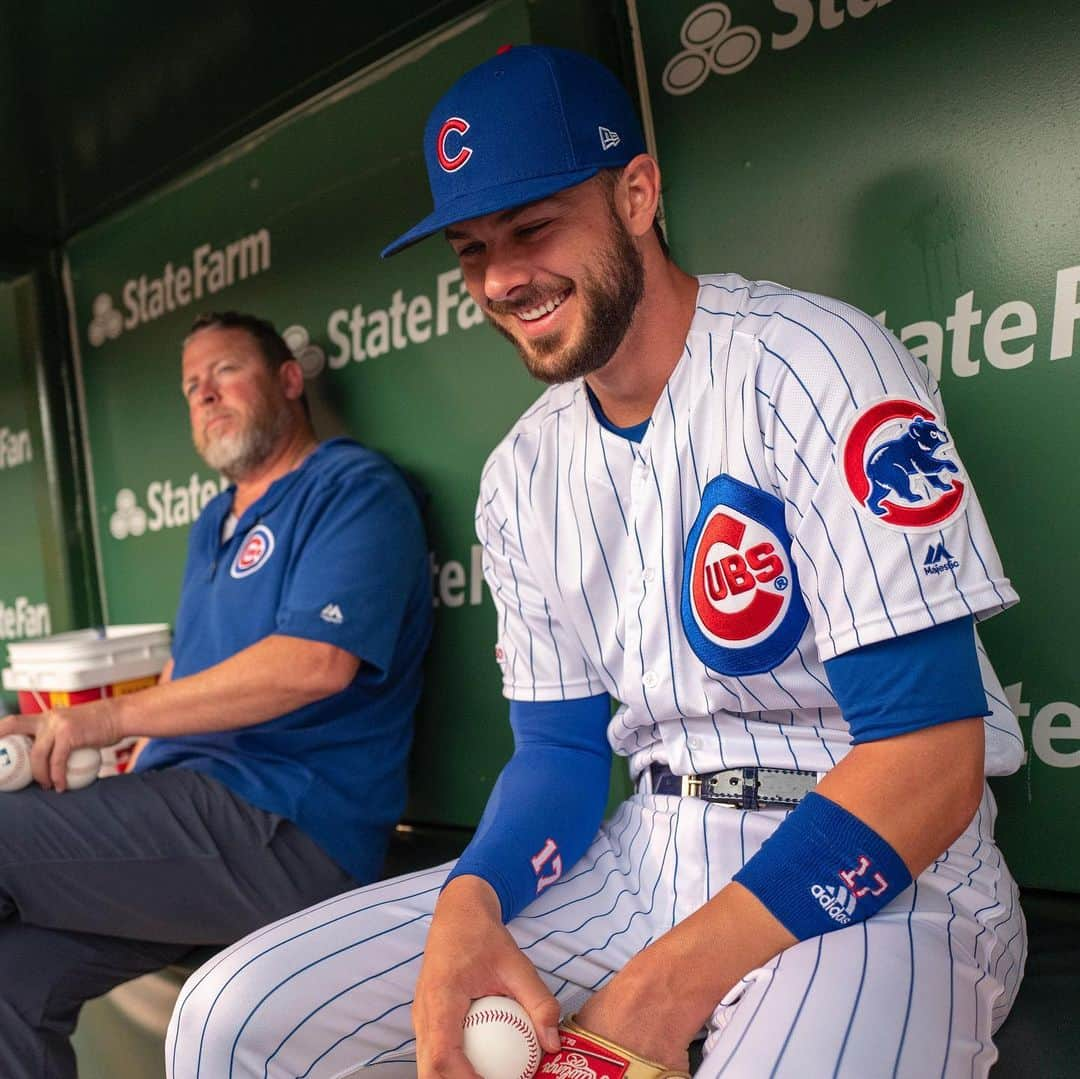 シカゴ・カブスさんのインスタグラム写真 - (シカゴ・カブスInstagram)「#CubsCollection: @kris_bryant17. KB has just been selected to the All-Star team for the third time in his career. As the 2015 NL Rookie of the Year, the 2016 NL MVP and a World Series Champion, being an All-Star means even more to him after an offseason spent rehabilitating his left shoulder. “This one would matter to me just because it shows perseverance on my part coming back from injury last year and just questions surrounding my play in general. And then me showing that I can get through what I had to deal with last year and come out on top.” So far this season, Bryant has recorded 16 home runs, 42 RBI and .289/.398/.535 for a .933 OPS. #EverybodyIn 📸 @sgreenphoto」7月3日 6時00分 - cubs