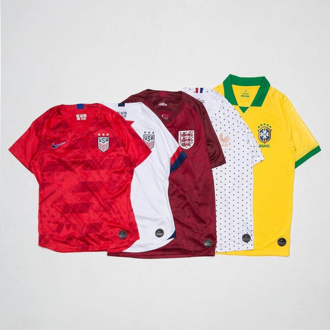 UNDFTDさんのインスタグラム写真 - (UNDFTDInstagram)「Nike 2019 Women’s World Cup Jerseys in Men’s and Women’s sizes // Available now at Undefeated.com」7月3日 6時11分 - undefeatedinc