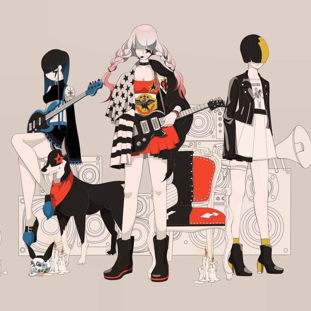 Kiyomi Aritakeのインスタグラム：「🎸🔈⚡️#wip」
