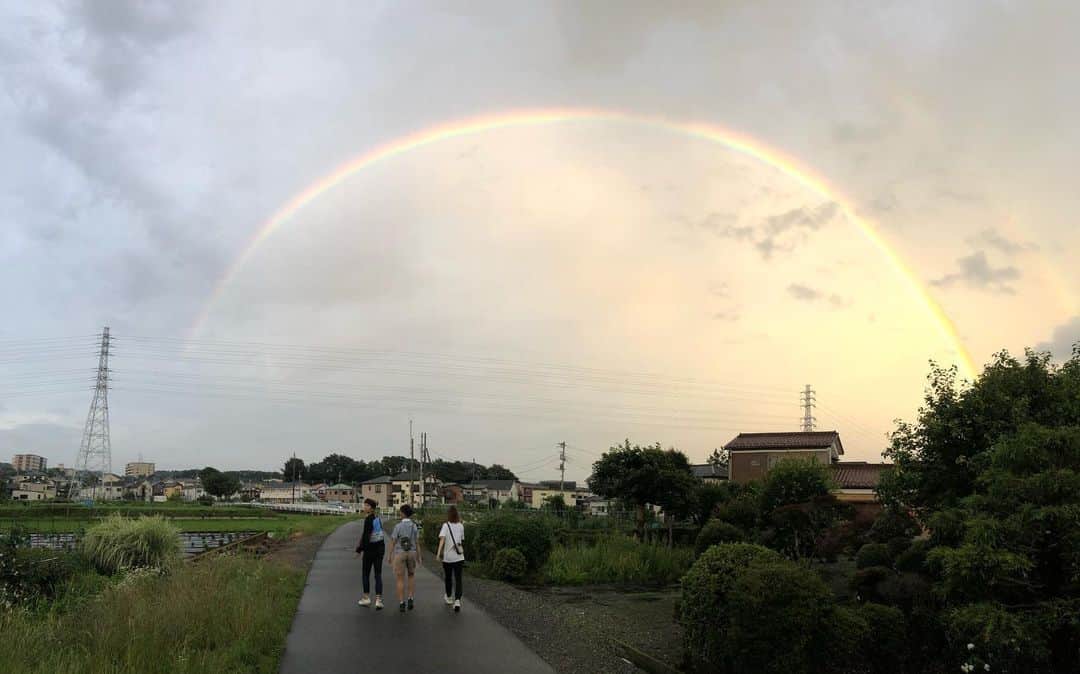 川島はるなさんのインスタグラム写真 - (川島はるなInstagram)「... 虹😶🌈 きれかったな〜💕 #相武台下 #雨の日 #虹」7月3日 8時59分 - haruna__kawashima