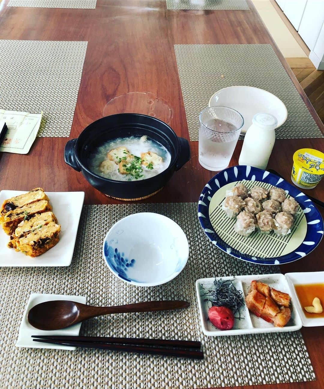 金村義明さんのインスタグラム写真 - (金村義明Instagram)「#朝食#もつお粥＃焼売#横浜中華街の名店」7月3日 9時13分 - yoshiaki_kanemura