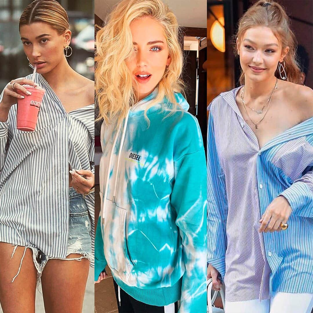 Blonde Saladさんのインスタグラム写真 - (Blonde SaladInstagram)「SHOPPING FROM YOUR BOYFRIEND'S CLOSET: Who stole it better?⚡️ #chiaraferragni #haileybaldwin #gigihadid #theblondesalad #boyfriendclothes #fashion」7月3日 20時19分 - theblondesalad