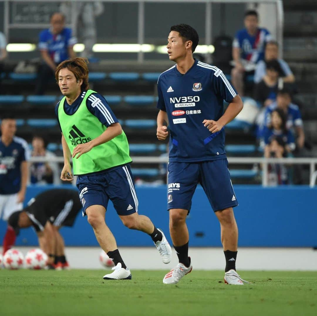 横浜F・マリノスさんのインスタグラム写真 - (横浜F・マリノスInstagram)「#fmarinos #天皇杯 #EmperorsCup #ウォームアップ #warmup #ニッパツ三ツ沢球技場」7月3日 18時54分 - yokohamaf.marinos