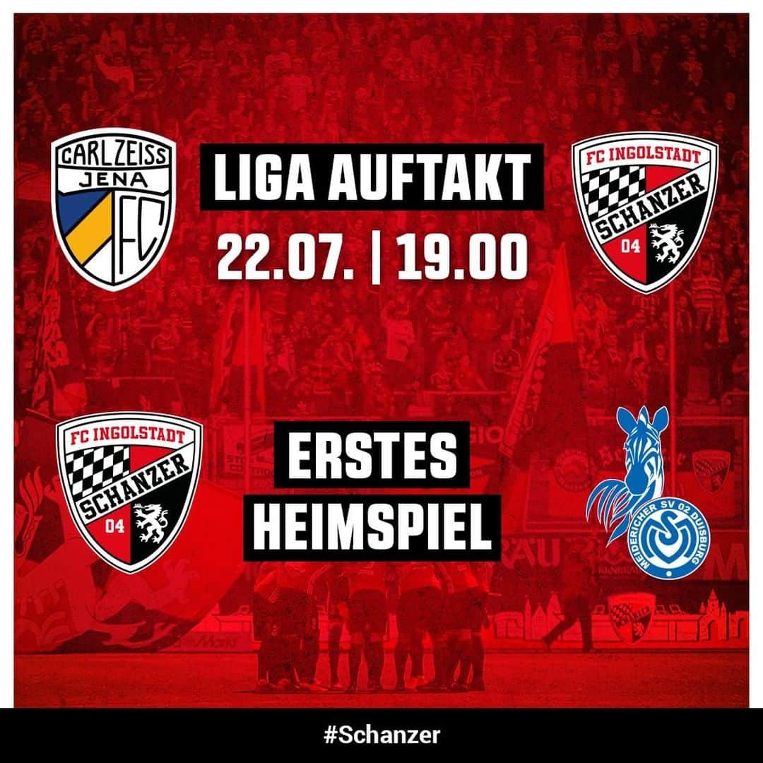 FCインゴルシュタット04さんのインスタグラム写真 - (FCインゴルシュタット04Instagram)「Ligaauftakt & 1. Heimspiel ‼️🔥🤩 Der #Schanzer Rahmenterminplan für die kommende Saison in der @dfb_3liga steht 🗓️👀 Alle weiteren Termine findet ihr in der Story ☝️ Eure Meinung zu den ersten Ansetzungen⁉️🤔 . . #FCI #FCIngolstadt04 #UnsereSchanz #SchanzerHeimat #AudiSportpark #Saisonstart #Spielplan #Kalender #Termine #Appointments #3Liga #FU3BALL #fussball #football #soccer #Ingolstadt」7月3日 19時20分 - dieschanzer