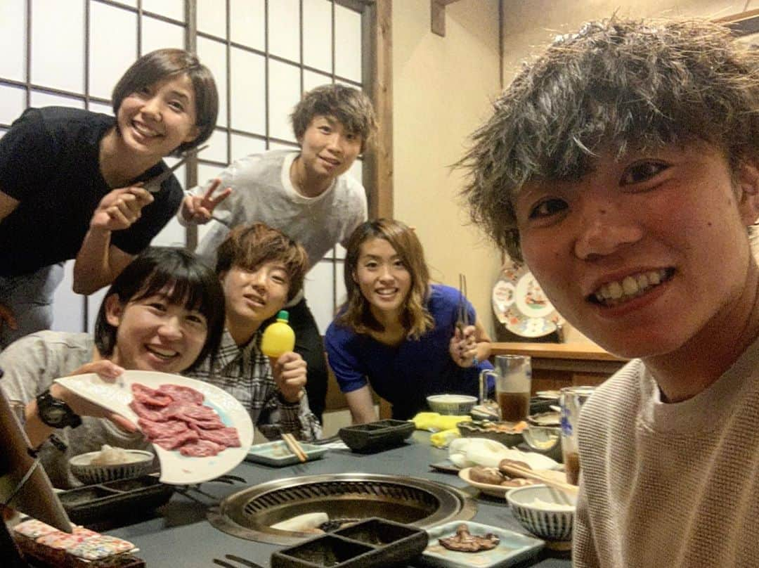 杉田亜未さんのインスタグラム写真 - (杉田亜未Instagram)「. 練習後にパワーつけに焼肉✌️ さいこぅ😁 #焼肉ますだ、#フォロ割 #宮迫たまみ#井指楓#森仁美#下條彩#畑中美友香」7月3日 19時29分 - ami.s____10