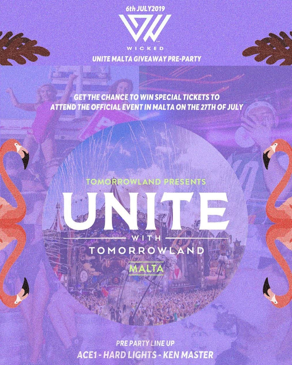 DJ ACEさんのインスタグラム写真 - (DJ ACEInstagram)「🇲🇾﻿ UNITE with TOMORROWLAND malta pre-party﻿ ﻿ See you on 6th JULY Saturday @wickedkl !! ﻿ 今週土曜はマレーシアで「UNITE with TOMORROWLAND」のプレパーティー！﻿ ﻿ 【UPCOMING GIG】﻿ ﻿ 🎧7/6(sat)🇲🇾 UNITE with TOMORROWLAND malta pre party (KualaLumpur/Malaysia)﻿ ﻿ 🎤7/9(tue)🇮🇩 "Be Together" Launching Party (Jakarta/Indonesia)﻿ ﻿ 🎧7/14(sun)🇭🇷 ULTRA EUROPE (Split/Croatia)﻿ ﻿ 🎧7/15(mon)🇭🇷ULTRA EUROPE BeachVille Party (Omis/Croatia)﻿ ﻿ #UNITE﻿ #tomorrowland﻿ #malta﻿ #malaysia﻿ #kualalumpur」7月3日 19時43分 - ace1djace