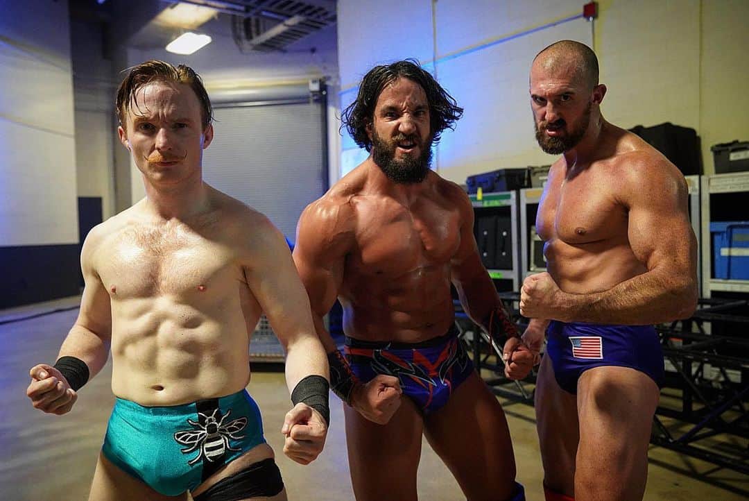 WWEさんのインスタグラム写真 - (WWEInstagram)「@mrgentlemanjack, @tonynese & @wwestardestroyer walked away victorious in tonight’s #205Live main event after an all-out brawl!」7月3日 11時54分 - wwe