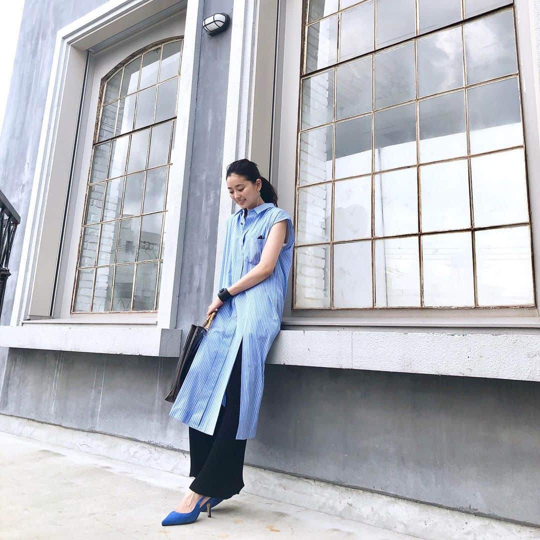 松永ちさとさんのインスタグラム写真 - (松永ちさとInstagram)「むしむししてた日☂️☁️☔️ #fashion#ootd#rainyday #knitpants… @venit_official  #shose… @dholic_official  #chisacoordinate#松永ちさと」7月3日 12時20分 - chisato_matsunaga