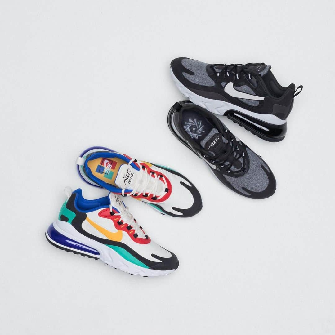 UNDFTDさんのインスタグラム写真 - (UNDFTDInstagram)「Nike Air Max 270 React // Available Wednesday 7/3 at All Undefeated Chapter Stores and Undefeated.com」7月3日 12時40分 - undefeatedinc