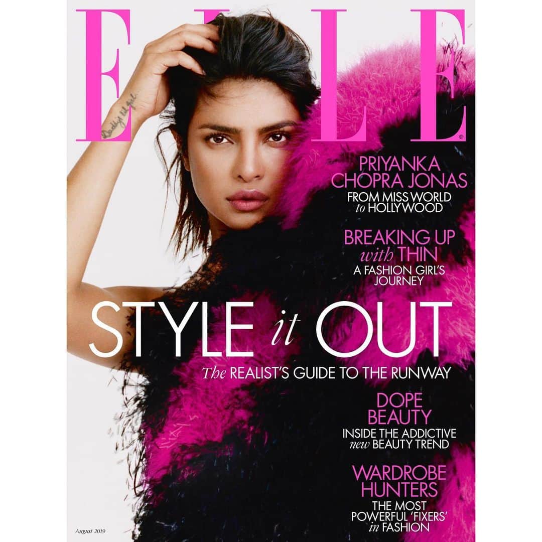 ELLE UKさんのインスタグラム写真 - (ELLE UKInstagram)「Our August 2019 cover star @priyankachopra is rewriting the rule book on what it means to be a modern superstar. Inside she tells us how she navigates fame and a new marriage with 42 million followers watching her every move. On sale Thursday. LINK IN BIO.  Editor-in-chief @farrahstorr Photographer @marcinkempski Stylist @jennedykennedy  Creative Direction @misterthomasjames Words @lenadecasparis  Fashion @ysl」7月3日 14時57分 - elleuk