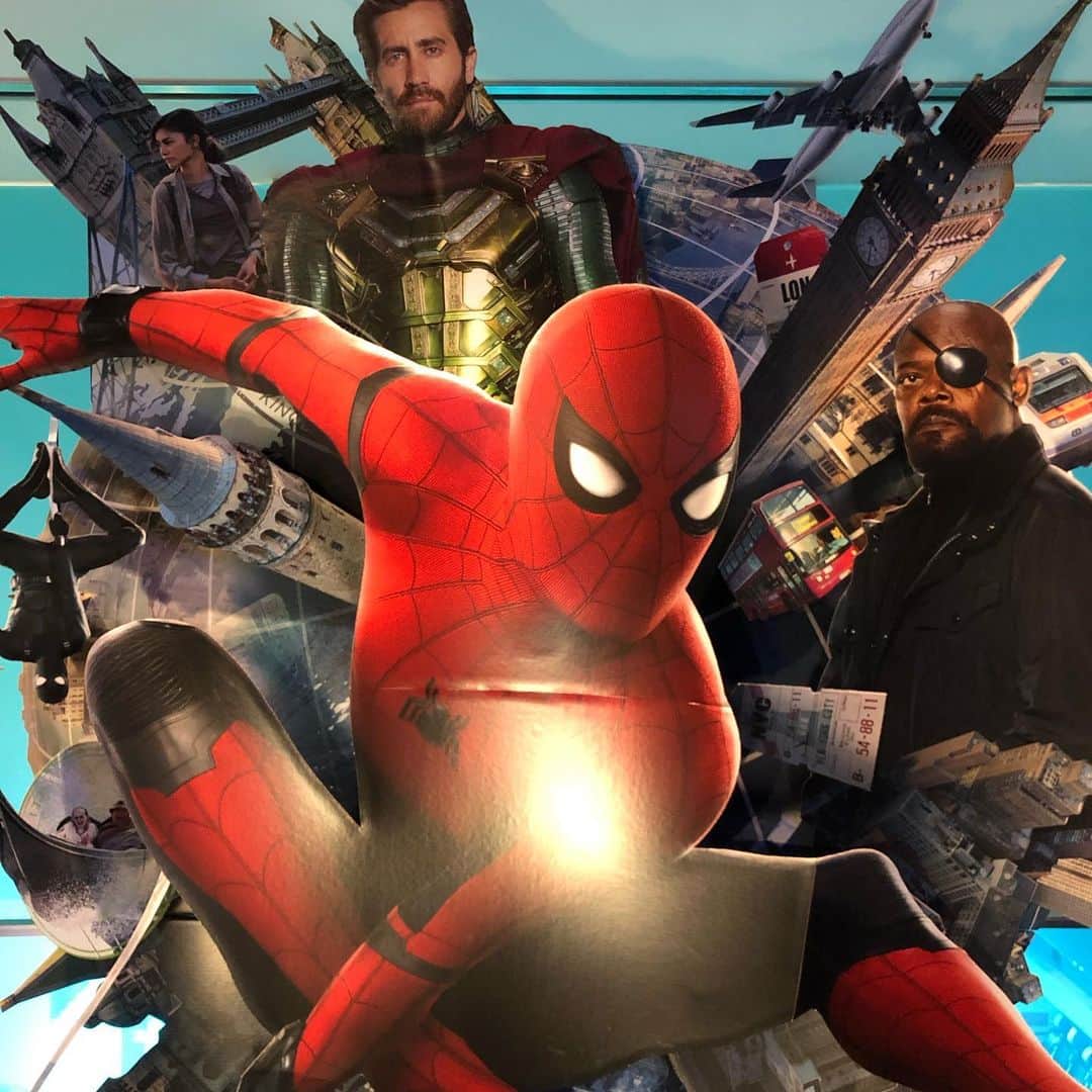 みずしな孝之のインスタグラム：「スパイダーマン：ファー・フロム・ホーム。ホームカミング以降のスパイダーマンの愛らしさなんなのだろう。大好きだ！オランダがみんな優しい人ばかりなのすばらしい。」
