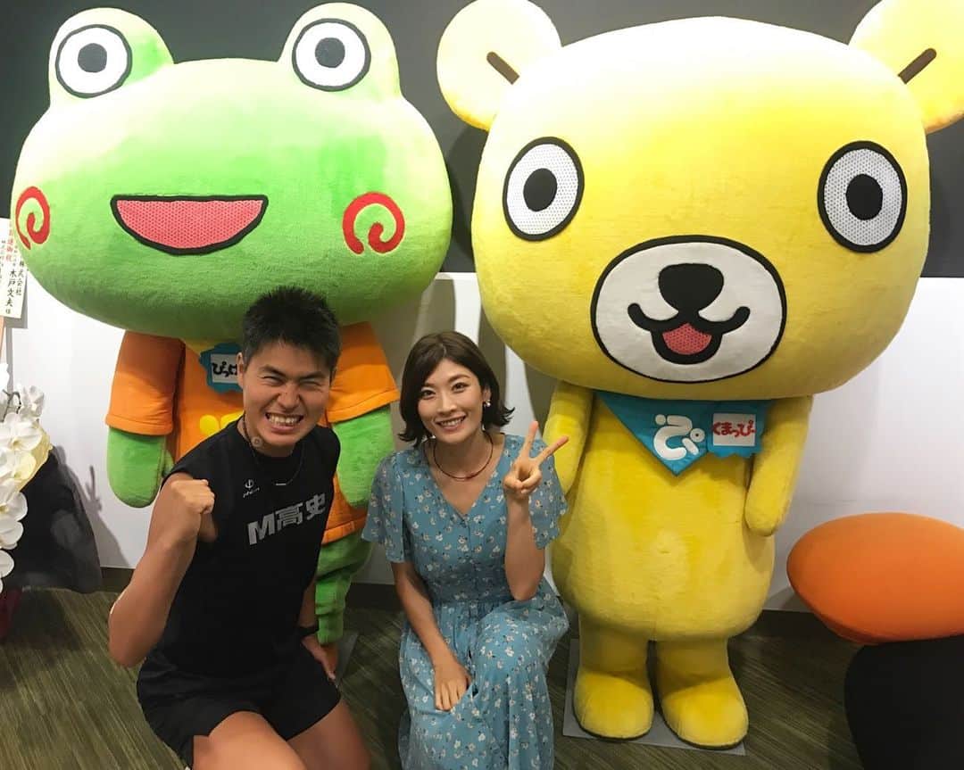 西谷綾子のインスタグラム：「✴︎ ものまねアスリート芸人M高史くんとぴあ本社へ🤗✨ ・ 【ぴあJALホノルルマラソン2019ツアー】 https://pia-honolulu.jp 少しでも皆さんの目標達成に近づけられるように全力でサポートします💓一緒に記憶に残る充実した日々を送りましょうっ☺️💪🔥 ・ #世界でいちばん熱い走りをみせましょう #ぴあホノルルマラソンツアー #ぴあ #ホノルルマラソン #ツアー #ランニングサポーター #ファイテン #jal」