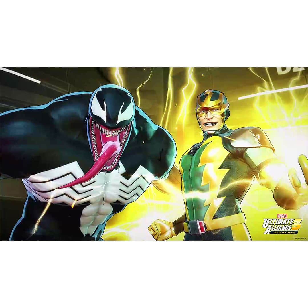 任天堂アメリカさんのインスタグラム写真 - (任天堂アメリカInstagram)「Well-known Marvel villains such as Venom and Electro make appearances in MARVEL ULTIMATE ALLIANCE 3: The Black Order. Take a look at some of their concept artwork and how they come to life in the game! Pick up #MUA3 and stop Thanos & The Black Order from unleashing cosmic chaos when it releases 7/19 exclusively on #NintendoSwitch.」7月4日 4時14分 - nintendoamerica