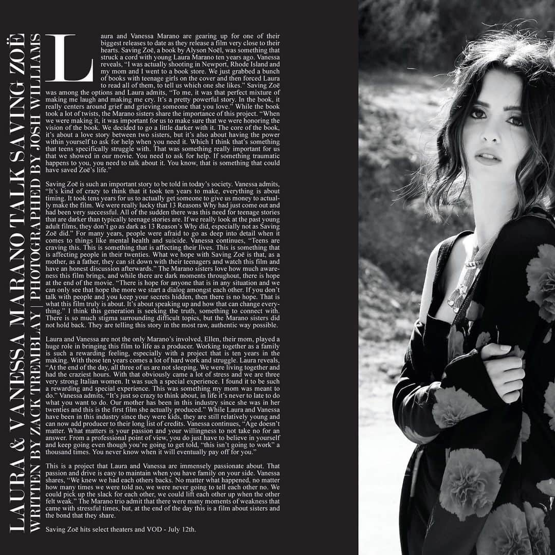 ヴァネッサ・マラーノさんのインスタグラム写真 - (ヴァネッサ・マラーノInstagram)「@lauramarano and I talk #SavingZoe with @tremblaymagazine  Go to http://www.zacktremblay.com/magazine to read!  Photographer @joshwphoto. Glam & team @jennydayco @missvalnoble @dean_elex」7月4日 4時48分 - vanessamarano