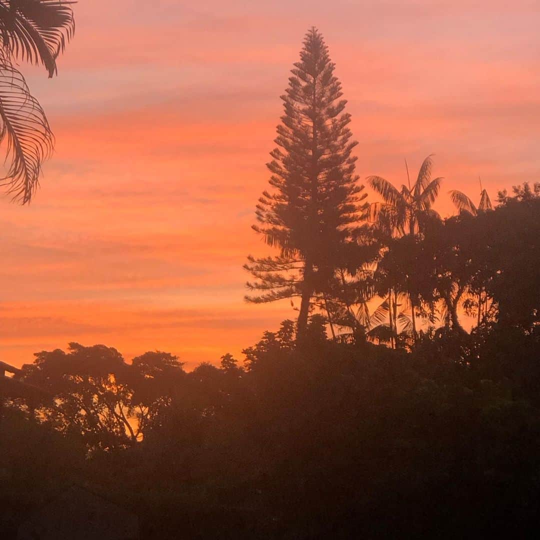 ファチマ・ベルナルデスのインスタグラム：「Que céu é esse! Boa tarde/boa-noite. Viva a vida!!! #gratidao」
