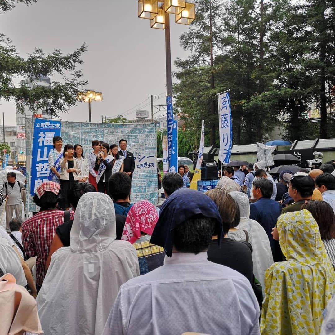 市井紗耶香さんのインスタグラム写真 - (市井紗耶香Instagram)「「多様性を力に！暮らし安心回復」街頭演説会 in 大阪 . 雨が降る中、多くの大阪の皆様に足を止めていただきありがとうございました。 . 子育ての当事者としての想いを述べ大阪のエールや応援をたくさんいただき嬉しかったです！ . 明日は公示日、 今日のパワーそのままに全力で走ります！ . #りっけん #子育て当事者 #市井紗耶香 #令和デモクラシー」7月3日 20時42分 - sayakaichii