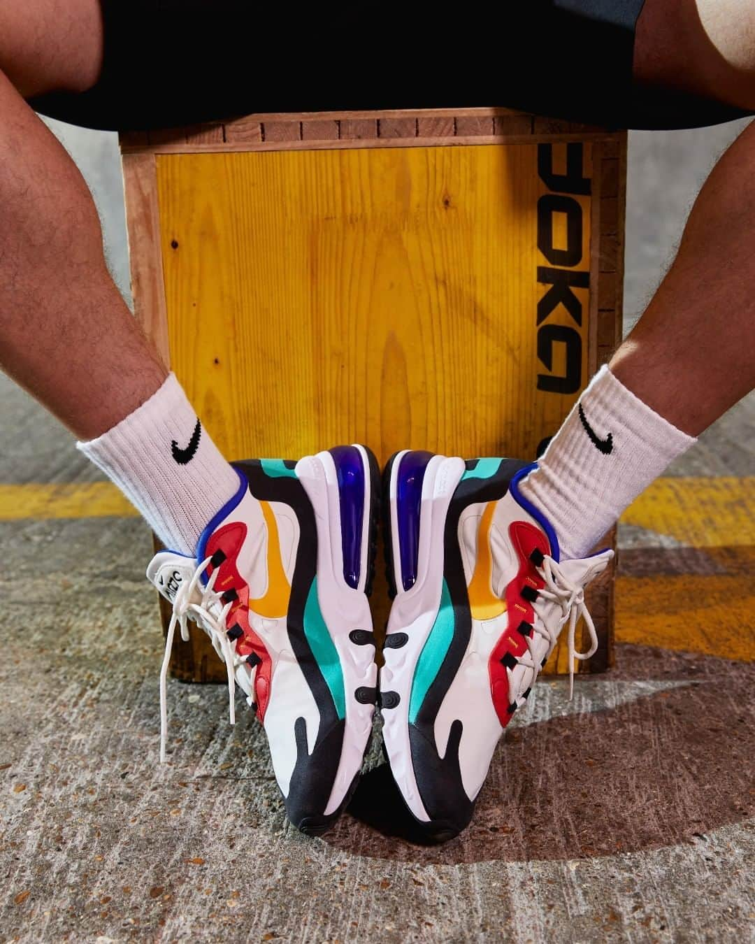 ASOSさんのインスタグラム写真 - (ASOSInstagram)「Just dropped ❗️ The highly anticipated @nikesportswear Air Max 270 React Bauhaus is giving us all the colour-block vibes for summer. Who’s copping? 🔎 Nike Air Max 270 React Bauhaus trainers (1430431)」7月3日 21時10分 - asos