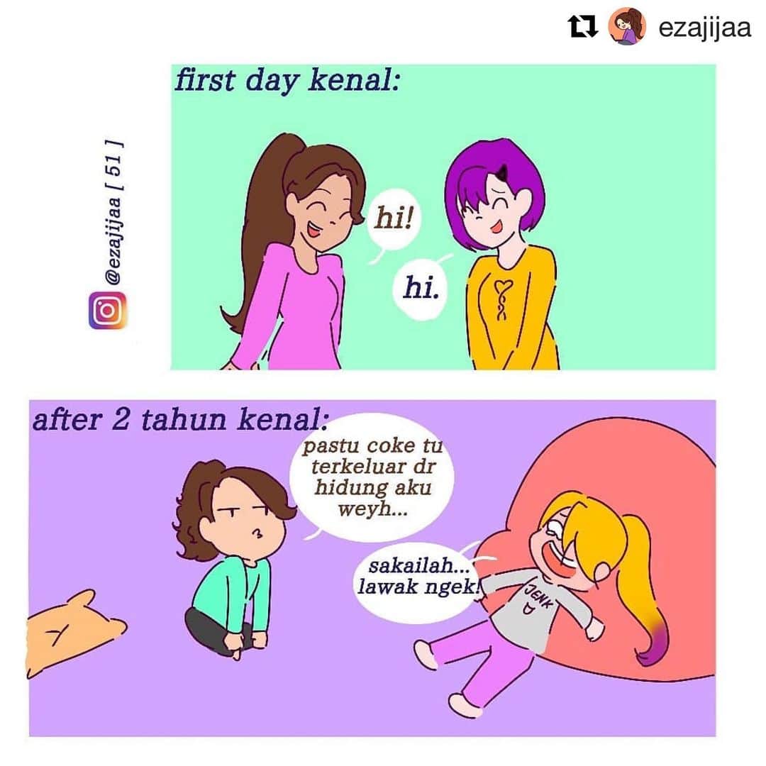 Koleksi Komik Malaysiaさんのインスタグラム写真 - (Koleksi Komik MalaysiaInstagram)「#Repost @ezajijaa with @get_repost ・・・ time girst time jumpa member baru kenalah tunjuk baik sikit ye dok?😚 #komikmalaysia #komikjijaa #ezajijaa #komik #komikremaja #komikhambar #komikku #komiklawak #komikdewasa #lawakhambar #lawakke #lawak #lawakkampus #relatable #lawakkerder」7月3日 22時17分 - tokkmungg_exclusive