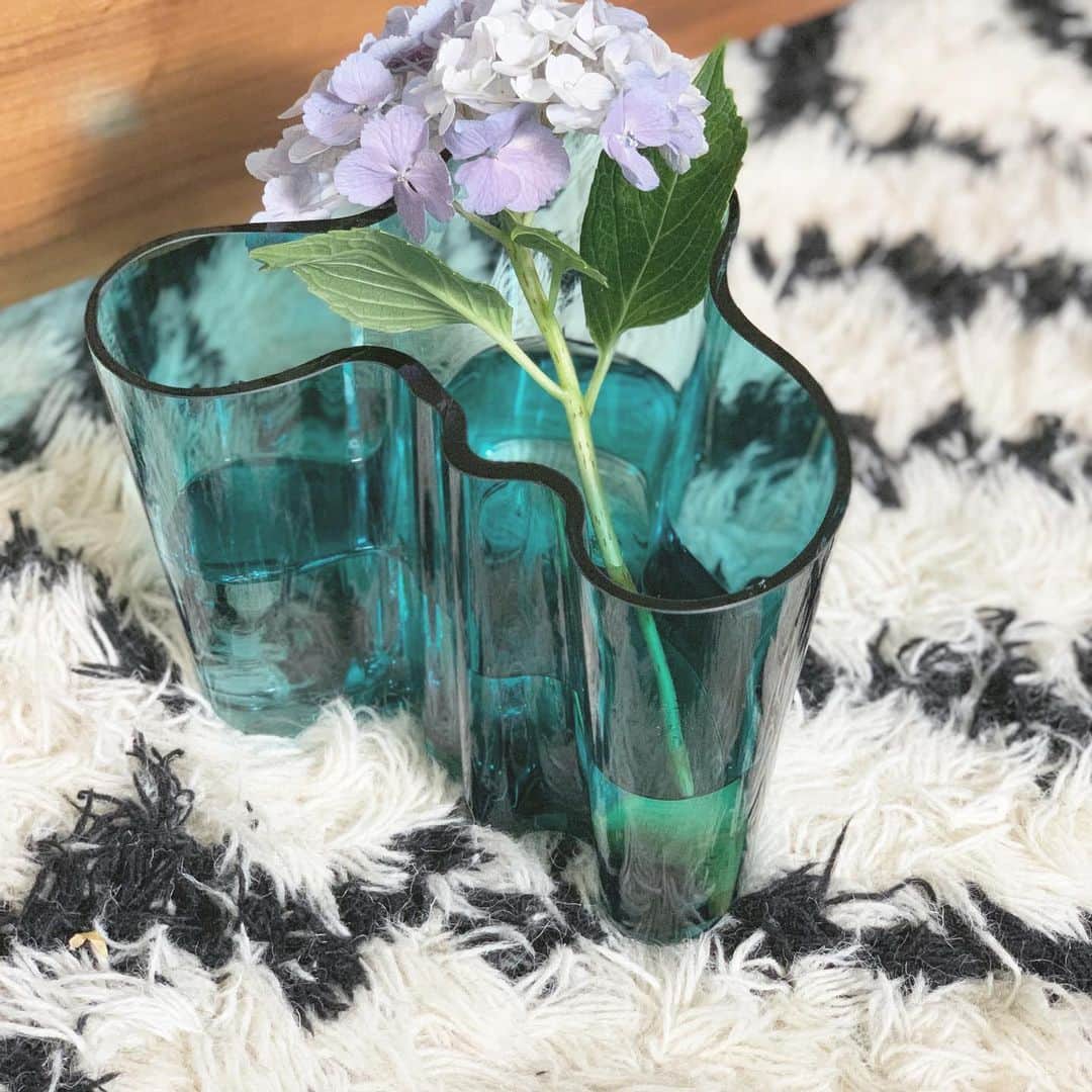 並木一樹さんのインスタグラム写真 - (並木一樹Instagram)「フィンランドのアアルトベース 🌿🌿🌿 ・ シーブルーの色味がすごく素敵🌿 良きデザインと共に暮らす🌿🌿 ・ #アアルトベース  #iittala #インテリア#シーブルー#アルヴァアアルト」7月3日 23時00分 - casi_namiki