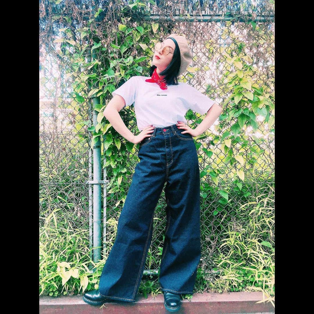 平祐奈さんのインスタグラム写真 - (平祐奈Instagram)「チャレンジYuna★Tube 初のジーンズ作り👖 ファンクラブサイトとテレビジョン をチェックしてね✔️✔️✔️🍋 #テレビジョン」7月4日 0時13分 - yunataira_official