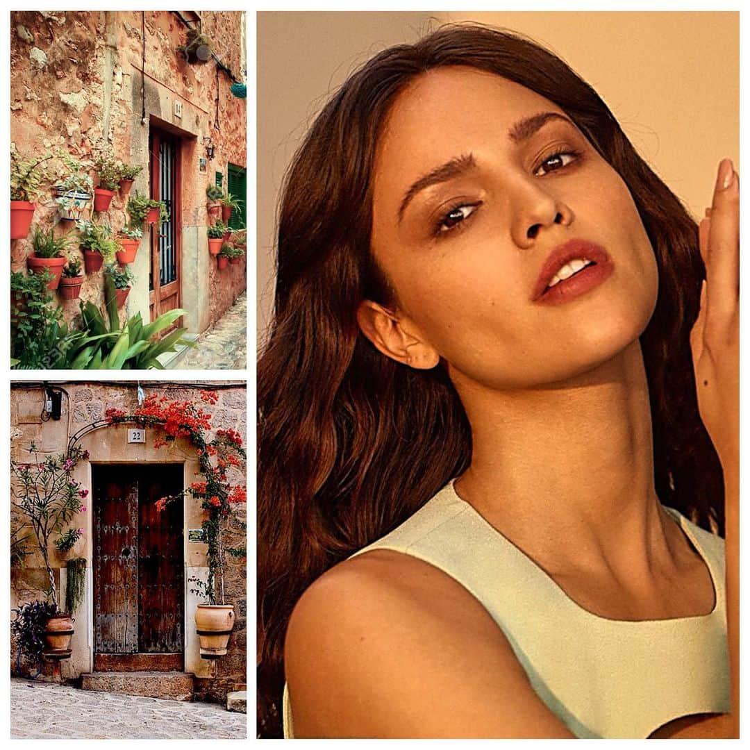 JO BAKERさんのインスタグラム写真 - (JO BAKERInstagram)「E I Z A • G O N Z Á L E Z 🇲🇽 Smouldering Summer Spanish Street’s ....inspiration for this heatwave feel on #eizagonzalez for @whowhatwear  Shot by @thomaswhiteside  Hair @giannandreahair  Makeup by me #jobakermakeupartist  #spain #summer #mallorca #oldtownmallorca #terracotta #cobbledstreets #heatwave #summerskin #summermakeup #hot #hightemperatures #summervibes #soller #spanish #spain #spain🇪🇸 #summerholidays #makeupartist #makeupartistsworldwide #latina #latinagoddess #fuego」7月4日 0時42分 - missjobaker