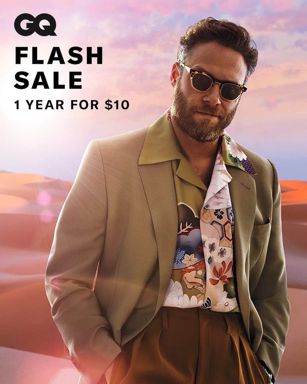 GQさんのインスタグラム写真 - (GQInstagram)「Flash sale! Get an entire year of #NewGQ for just 10 bucks. Hit the link in bio to claim the deal (and get a free GQ tote).」7月4日 1時01分 - gq