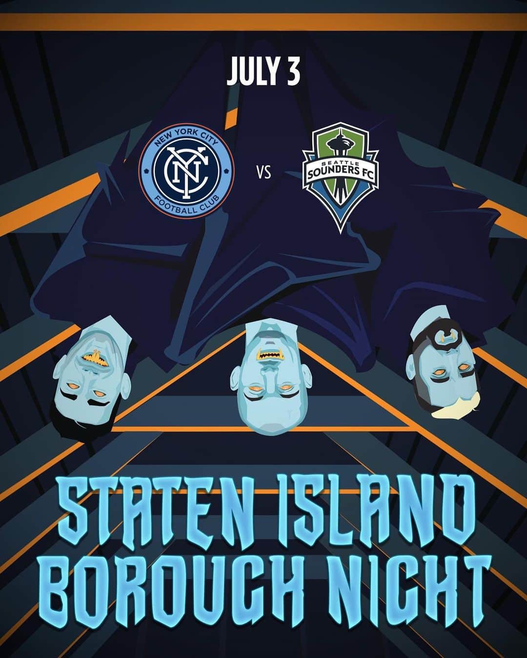 ニューヨーク・シティFCさんのインスタグラム写真 - (ニューヨーク・シティFCInstagram)「Tonight, it’s all about Staten Island at Yankee Stadium 🗽 #ForTheCity」7月4日 1時42分 - nycfc