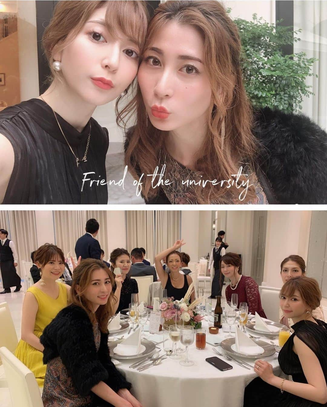 仲村美香さんのインスタグラム写真 - (仲村美香Instagram)「先日はふみとさっちゃんの結婚式に行ってきましたー👰❤️🤵 ・ ・ ふみと出会ったのは高校生の時で、 そのあと同じ大学に入って 同じサークルに入って そこからずっと一緒だった😂✨ 私の数少ない大切な男友達！笑 可愛くて優しい素敵な奥さんに出会えて、本当に幸せ者だ😭💕 さっちゃん、みんなから言われ過ぎてると思うけど、ふみをよろしくお願いします✨笑 ・ ・ ・ 久しぶりに会えた人もたくさんいて、 とっても楽しかったです💕 大学卒業して10年ぐらい経つのに お祝い事があるとこうやって集まれるの、素敵だなー♡♡♡ ・ ・ ・ #結婚式#披露宴#japan#Wedding #Weddingjewelry#weddingdress #ウェディングドレス#花嫁」7月4日 2時22分 - mikapu0519