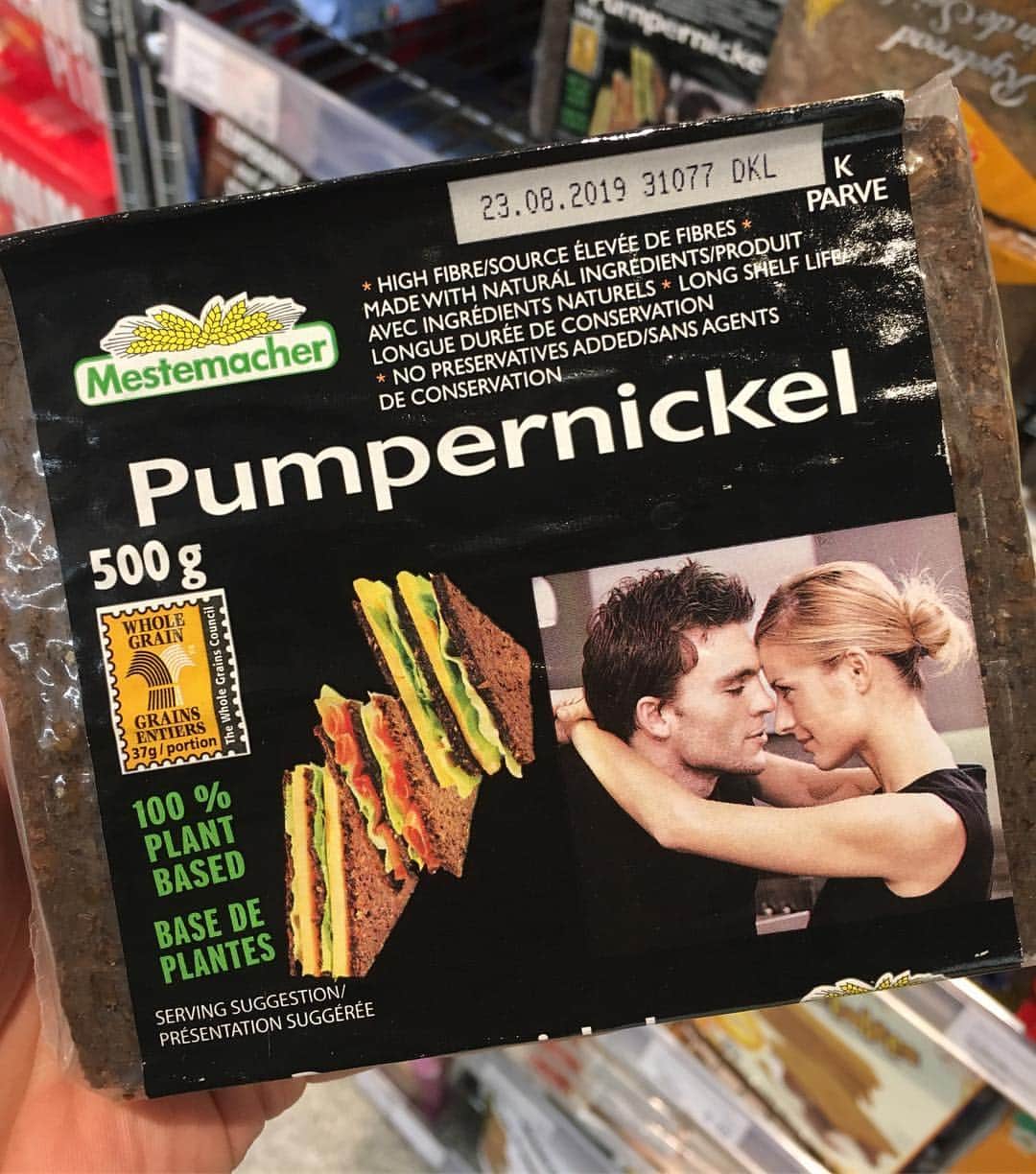 ロバート・バックリーのインスタグラム：「In the mood for a sandwich AND a boner? Pumpernickel’s got ya covered.」