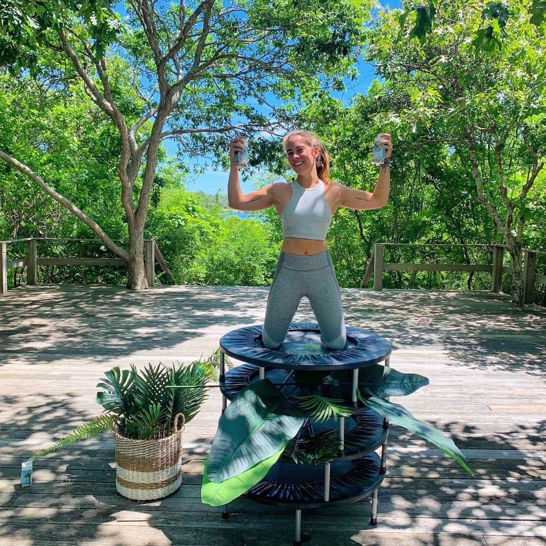 Vita Coco Coconut Waterのインスタグラム：「3rd of July mood: Double fisting...coconut water! Gear up and hydrate for Independence Day! We partnered with @soleeastmontauk this summer for all your wellness needs in Montauk. Be sure to check it out.」