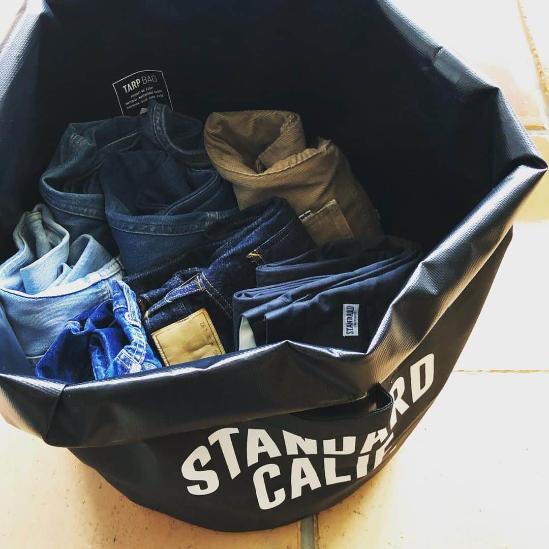 スタンダードカリフォルニアさんのインスタグラム写真 - (スタンダードカリフォルニアInstagram)「HIGHTIDE × Standard California Tarp Bag Large. ボトムなど衣類の収納にも。 #standardcalifornia #スタンダードカリフォルニア #hightide #tarpbag #タープバッグ #ハイタイド #収納」7月4日 13時57分 - standardcalifornia
