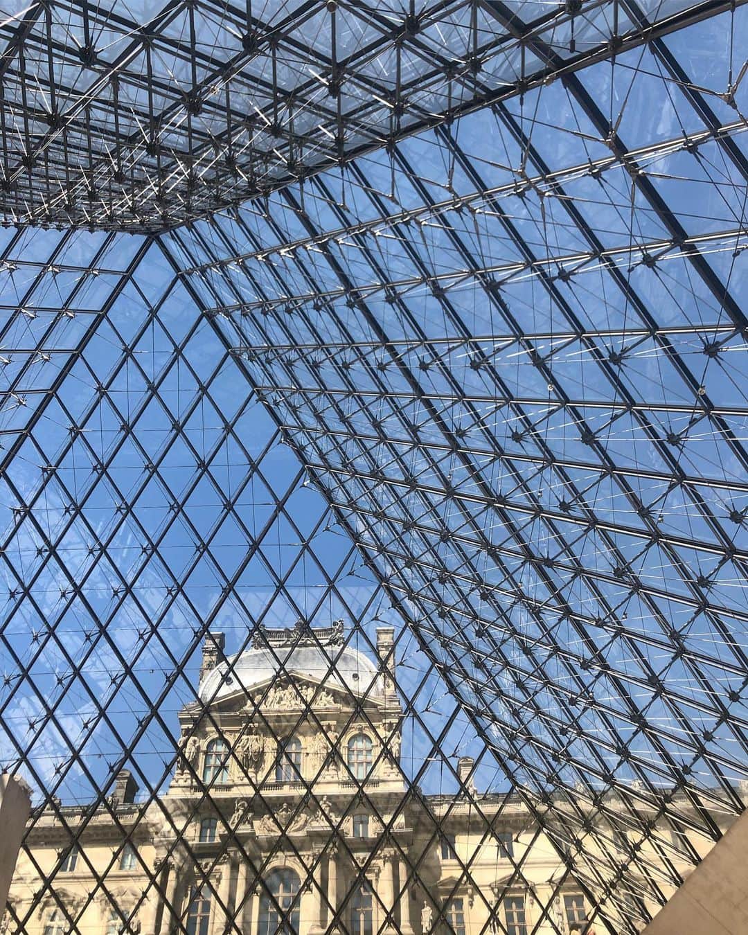 のインスタグラム：「Apparently, if you show up to the Louvre with a sleeping baby in a stroller, you cut all the lines 🤷🏻‍♀️ Waltzed in and saw this beauty today ✨」