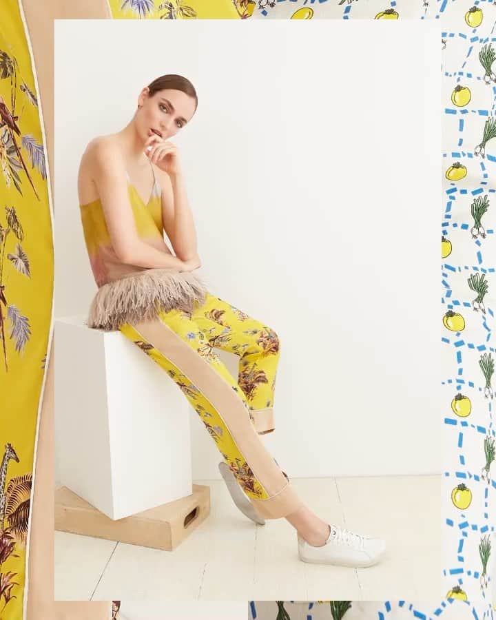 Saks Fifth Avenueのインスタグラム：「When life hands you lemons, wear them. West Coast power brands @staud.clothing and @lesuperbecalifornia bring vibrant colors and summer-approved prints into the mix. #SaksStyle」