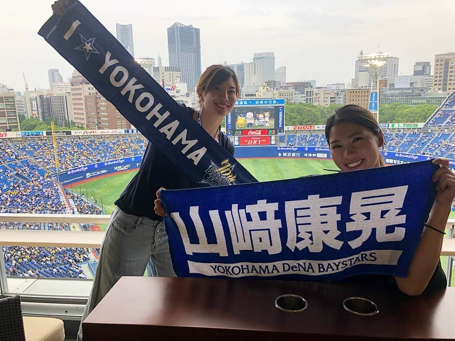 野口彩未さんのインスタグラム写真 - (野口彩未Instagram)「野球観戦行ってきました💙💛 前から好きな糸井選手の ホームラン見れた🤩🥰 . #denaベイスターズ  #阪神タイガース  #⚾️」7月4日 8時26分 - ayami.54