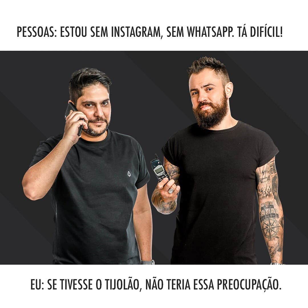 Jorge & Mateusさんのインスタグラム写真 - (Jorge & MateusInstagram)「"me mata não, essa internet virou arma na sua mão" 🤣🤣」7月4日 9時30分 - jorgeemateus