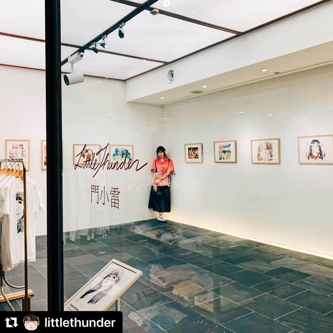 グラニフ graniphさんのインスタグラム写真 - (グラニフ graniphInstagram)「#Repost @littlethunder with @make_repost ・・・ Little Thunder Pop-up Exhibition at Graniph Harajuku now till July 15. 11:00~ 20:00 ( Free Entry) ⠀⠀⠀ Graniph x Little Thunder Tshirts (3 styles) are available at all Graniph stores.  @graniph_official #littlethunder #graniph #galerie_lemonde #グラニフ」7月4日 9時35分 - graniph_official