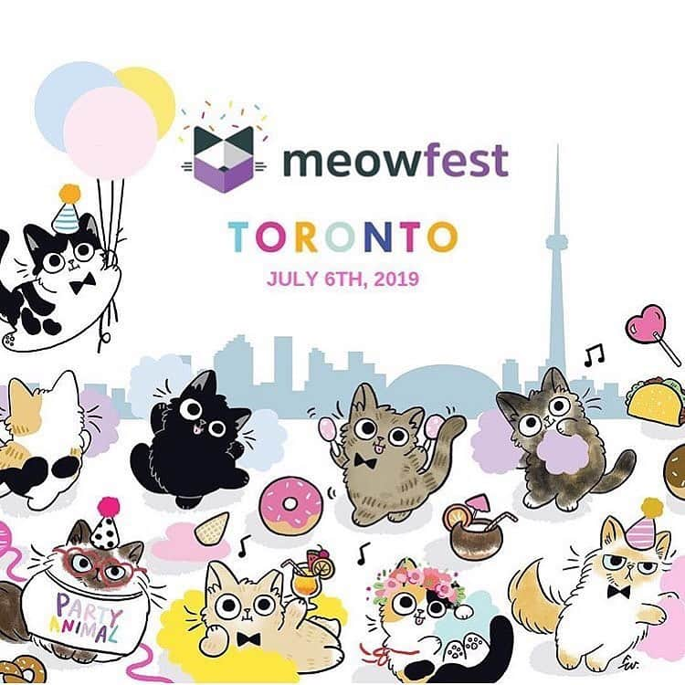 Cats of Instagramさんのインスタグラム写真 - (Cats of InstagramInstagram)「Hello Toronto! @meowfestival is THIS SATURDAY, July 6th in support of @torontocatrescu 🎈! Catch some of our favorite people there, @pudgethecat @kittenxlady, @the.dark_lord & @theklauscat! Tap the link in our bio to get your tickets now🎟! See you all there ❤️」7月4日 10時06分 - cats_of_instagram