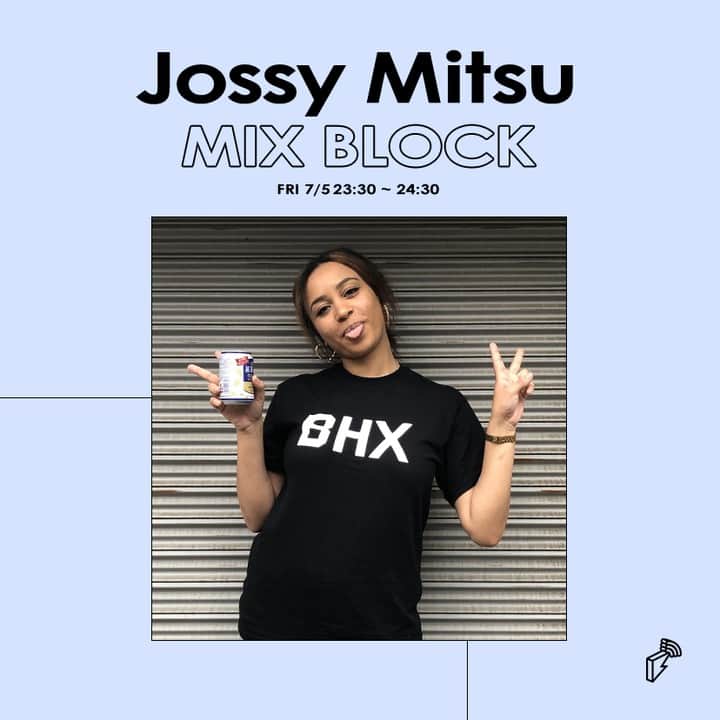 Block.fmさんのインスタグラム写真 - (Block.fmInstagram)「今週のMIX BLOCKにJossy Mitsuが登場! ハウス、テクノ、レイヴ、ジャングル、様々なジャンルをミックススキルを持つ、必ずフロアを躍らせる @jossymitsu がゲストミックスをお届け💥7/5(Fri) 23:30~24:30 JST ON AIR #MIXBLOCK」7月4日 12時00分 - blockfm